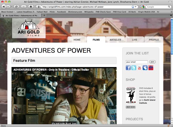 Ari Gold Films ari gold films